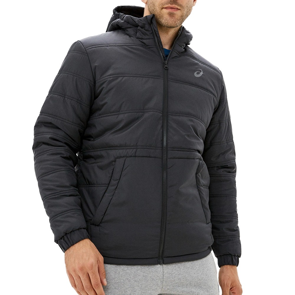 Куртка чоловіча Asics Padded Jacket M чорна 2031C504-001  изображение 1