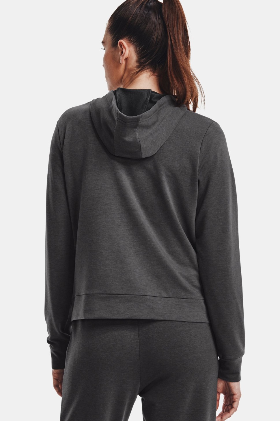 Толстовка жіноча Under Armour Rival Terry Fz Hoodie сіра 1369853-010 — фото 3