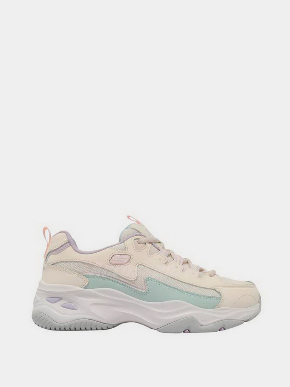 Кроссовки женские Skechers D'Lites 4.0 - Fancy Spirit бежевые 149491 NTMT — фото 2