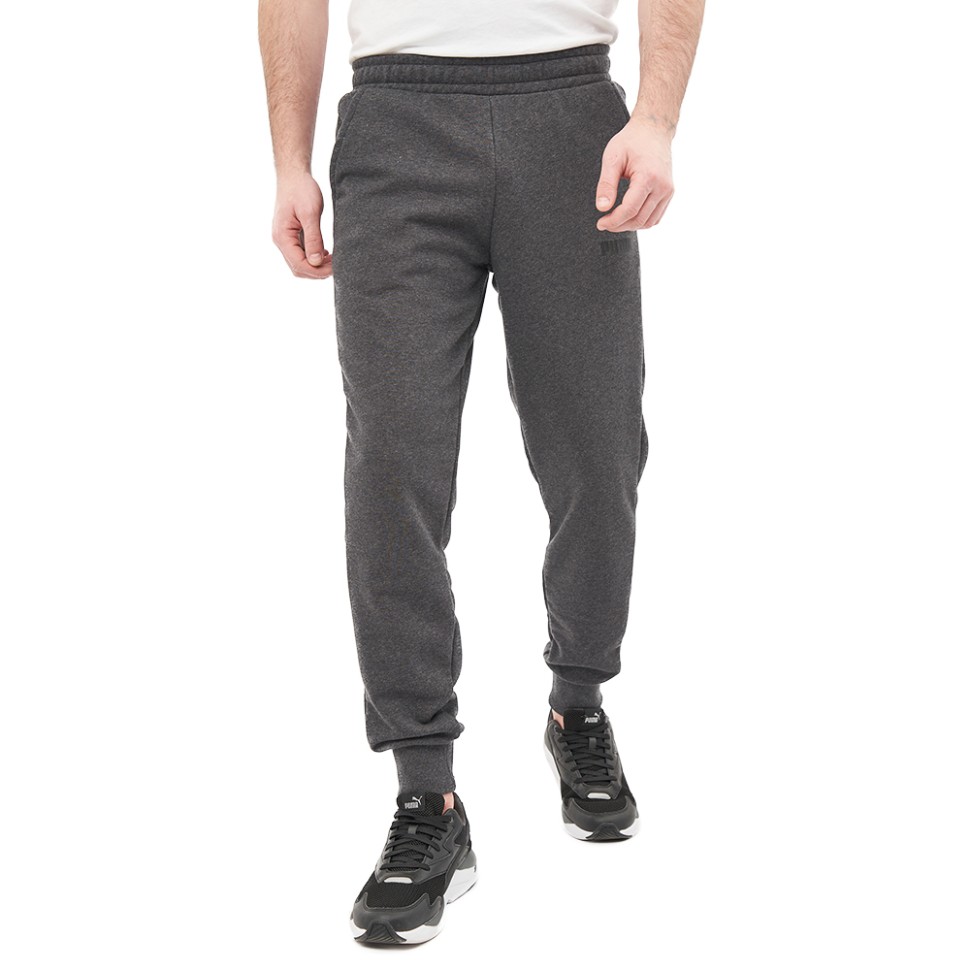 Штани чоловічі Puma Ess Logo Pants темно-сірі 58671607 — Sport City Штани чоловічі Puma Ess Logo Pants темно-сірі 58671607