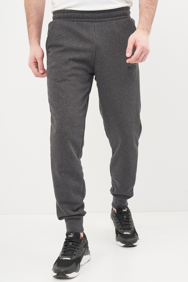Штани чоловічі Puma Ess Logo Pants темно-сірі 58671607 изображение 2