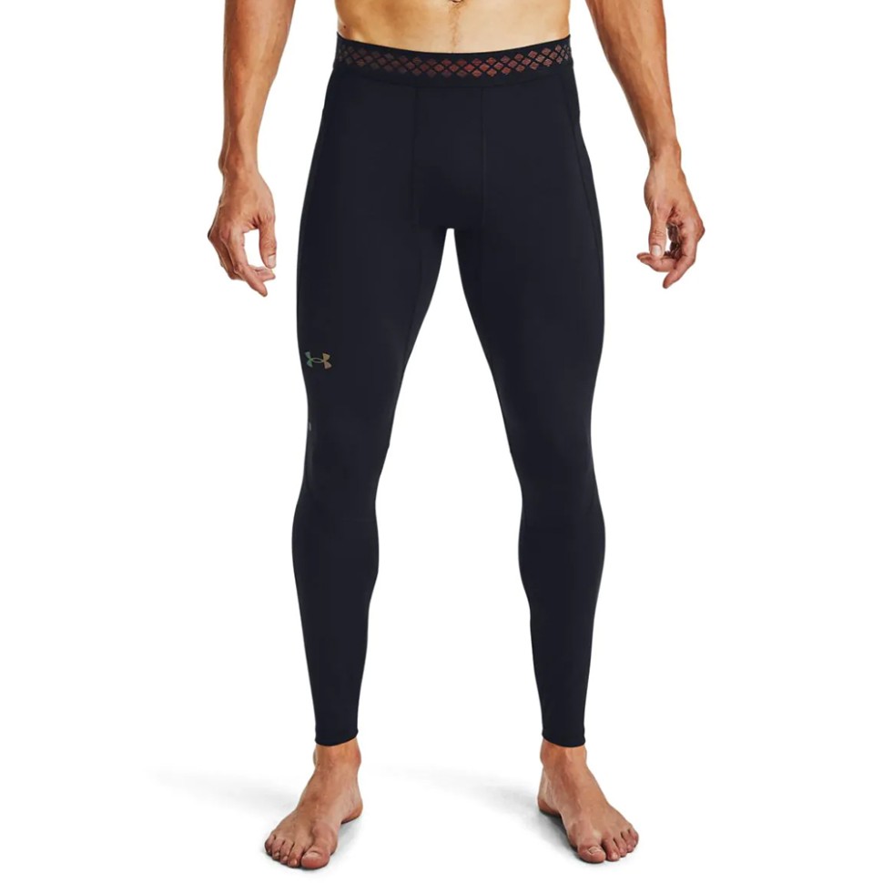 Легінси чоловічі Under Armour UA HG Rush 2.0 Leggings чорні 1356625-001 — фото 1