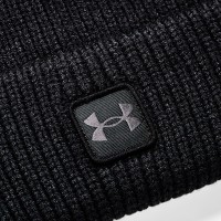 Шапка Under Armour UA Halftime Ribbed чорна 1373092-001 изображение 2