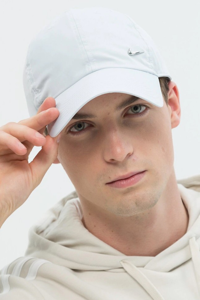 Бейсболка  Nike U NSW DF H86 METAL SWOOSH CAP белая 943092-043 изображение 4
