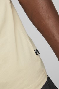 Футболка чоловіча Puma ESS ELEVATED Tee бежева 84988388 изображение 5