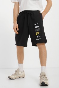 Шорти чоловічі Nike M NK CLUB+ FT SHORT MLOGO чорні FB8830-010 изображение 2