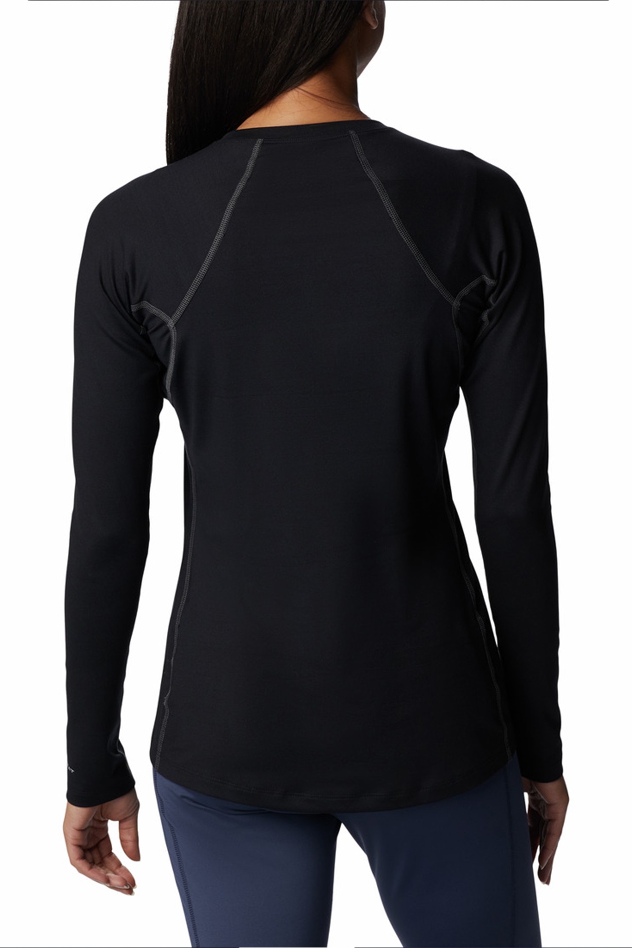 Термобілизна жіноча Columbia Heavyweight Stretch Long Sleeve Top чорна 1638991-011 изображение 5