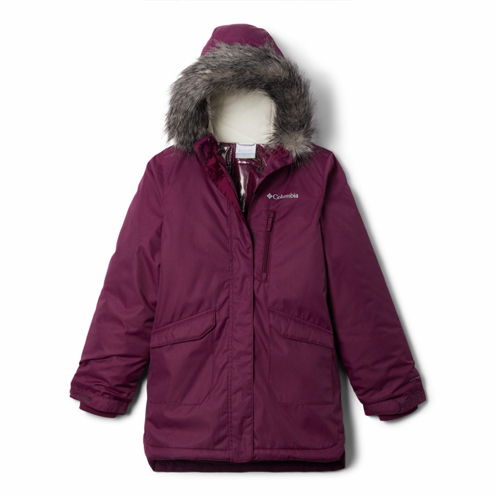 Куртка детская Columbia Suttle Mountain™ Long Insulated Jkt розовая 1954571-616 изображение 1