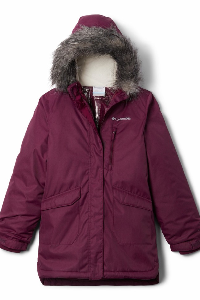 Куртка детская Columbia Suttle Mountain™ Long Insulated Jkt розовая 1954571-616 изображение 4