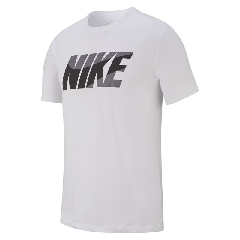 Футболка мужская Nike Dry Tee Dfc Nike Block белая AR6027-100 — фото 3 — Sport City Футболка мужская Nike Dry Tee Dfc Nike Block белая AR6027-100 — фото 3