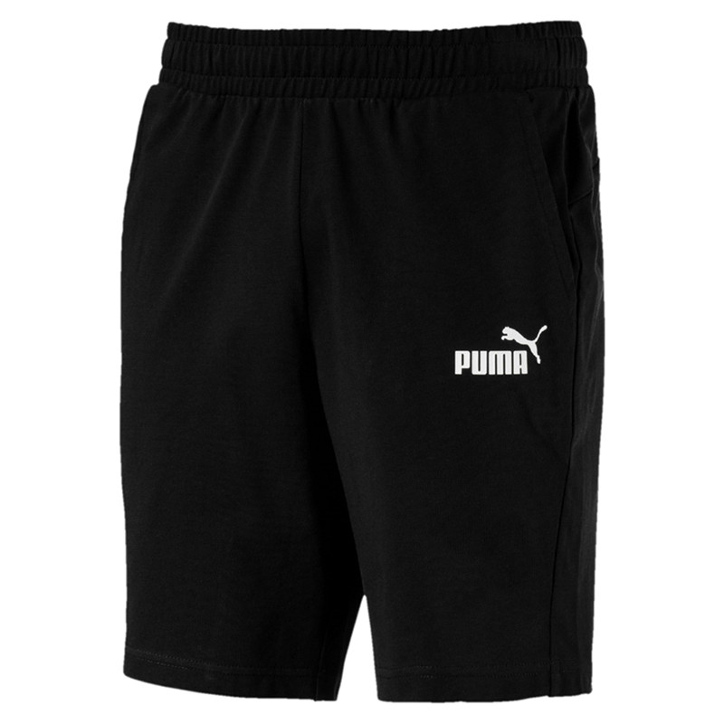 Шорты мужские Puma ESSENTIALS JERSEY S черные 85199401 изображение 1