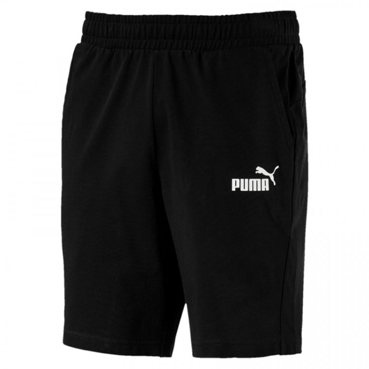 Шорты мужские Puma ESSENTIALS JERSEY S черные 85199401 изображение 1