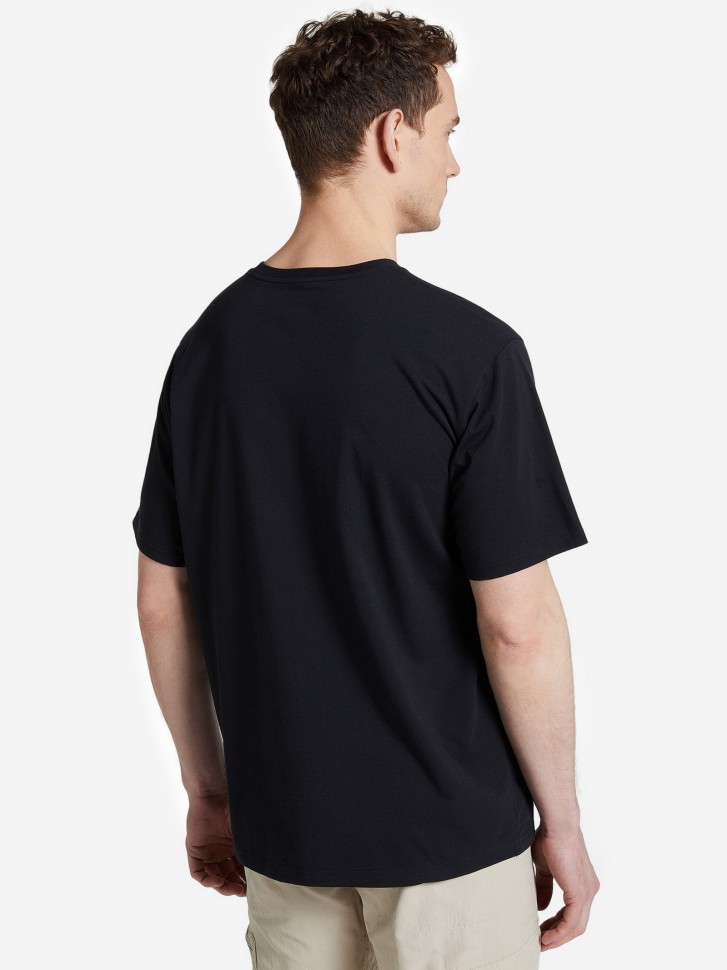 Футболка мужская Columbia Men's Sun Trek™ Short Sleeve Tee черная 1931161-010 изображение 3