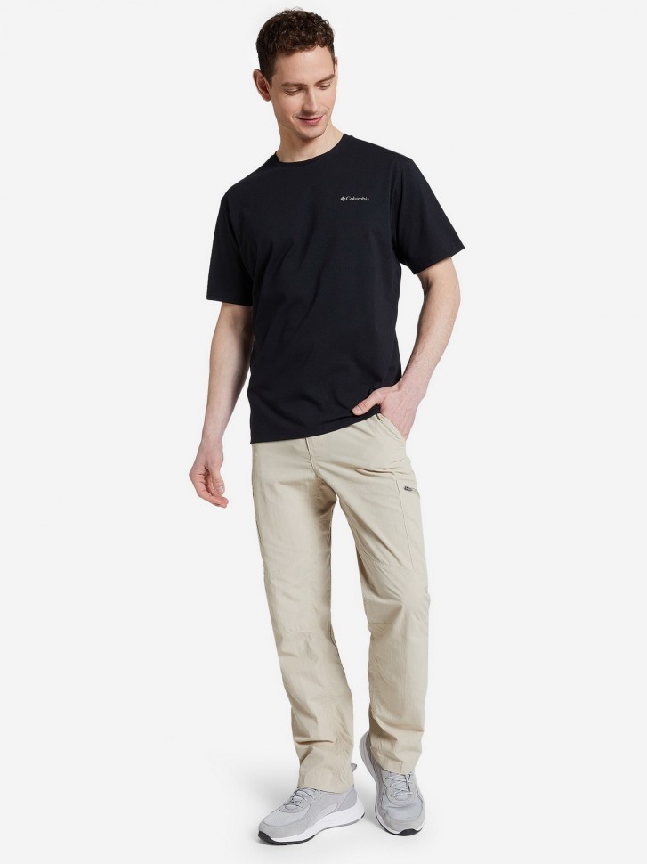 Футболка мужская Columbia Men's Sun Trek™ Short Sleeve Tee черная 1931161-010 изображение 4