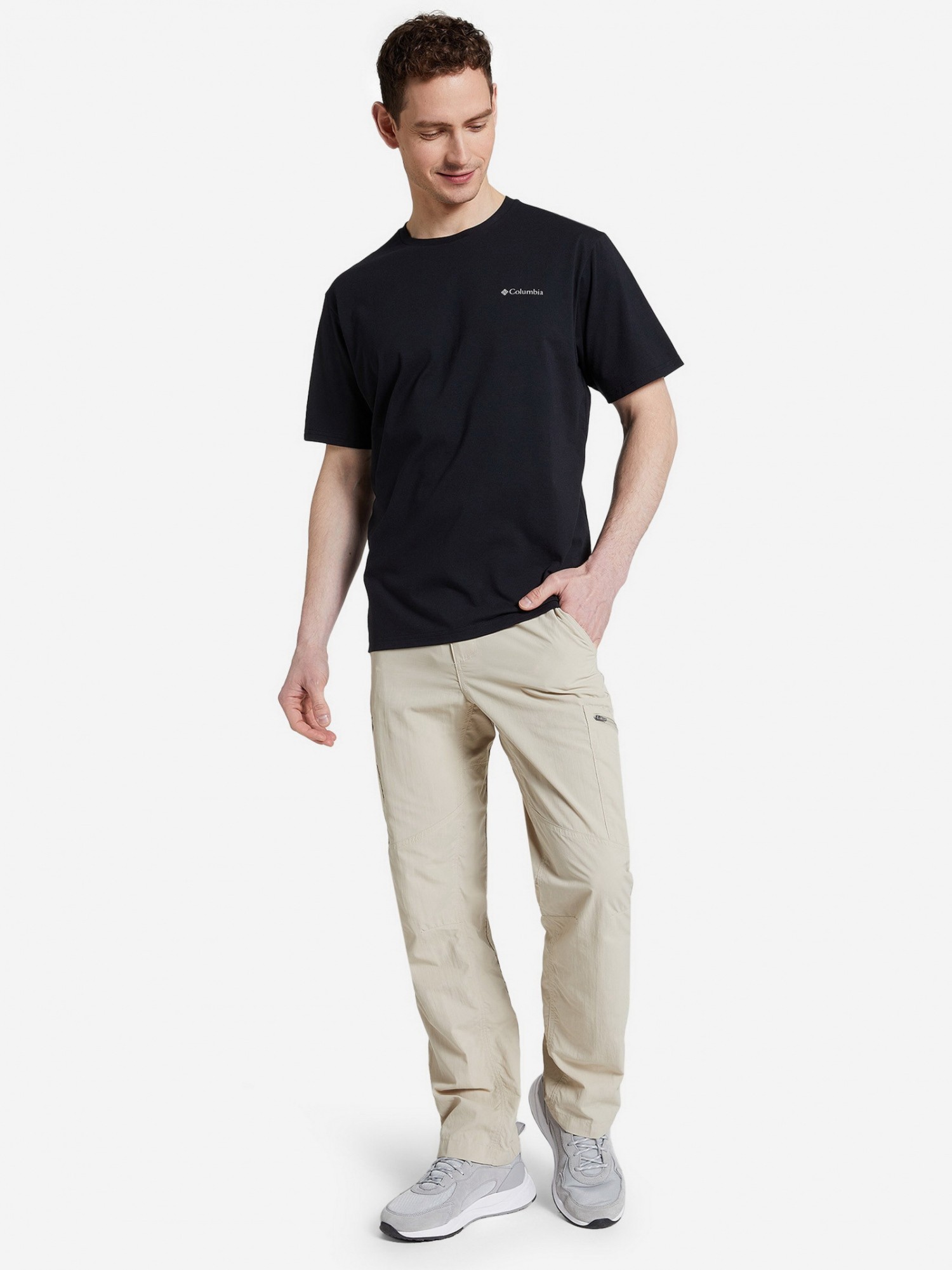 Футболка чоловiча Columbia Men's Sun Trek™ Short Sleeve Tee чорна 1931161-010 изображение 4