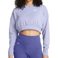 Толстовка жіноча Under Armour UA Rival Terry OS Crop Crw блакитна 1382738-539