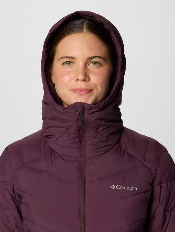Куртка жіноча Columbia Joy Peak™ II Mid Jacket бордова 2088641-607 — фото 3