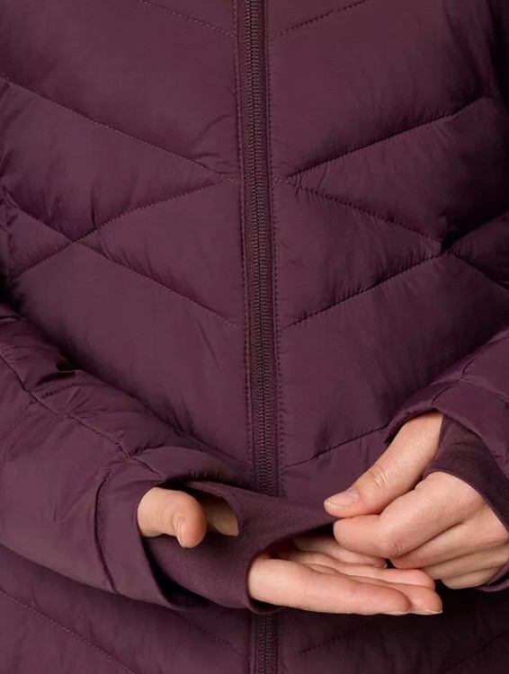 Куртка жіноча Columbia Joy Peak™ II Mid Jacket бордова 2088641-607 — фото 4