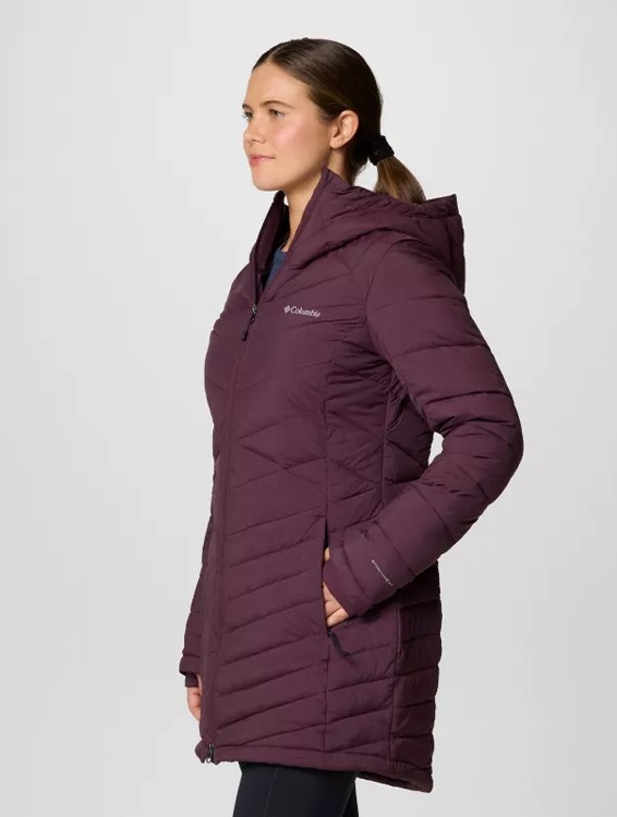 Куртка жіноча Columbia Joy Peak™ II Mid Jacket бордова 2088641-607 — фото 6