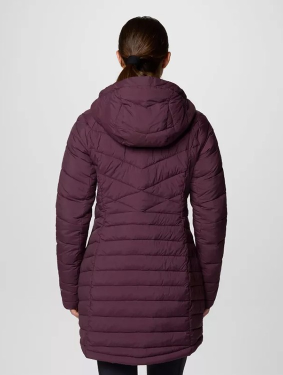 Куртка жіноча Columbia Joy Peak™ II Mid Jacket бордова 2088641-607 — фото 7