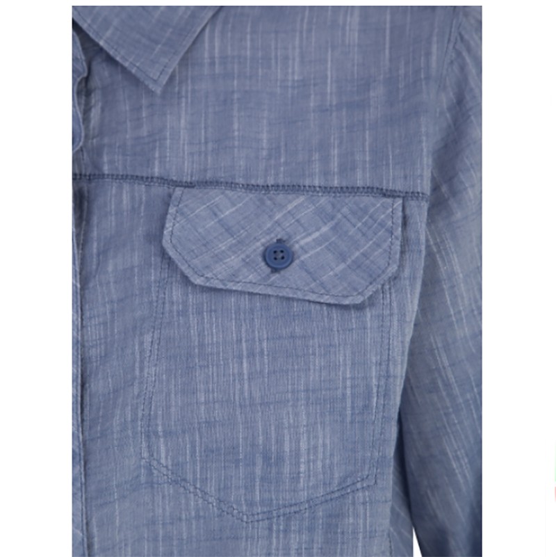Сорочка жіноча Columbia Camp Henry™ Long Sleeve Shirt синя 1450321-456 изображение 2