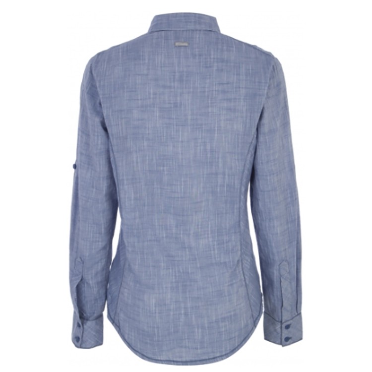 Сорочка жіноча Columbia Camp Henry™ Long Sleeve Shirt синя 1450321-456 изображение 3