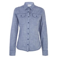 Сорочка жіноча Columbia Camp Henry™ Long Sleeve Shirt синя 1450321-456 изображение 1