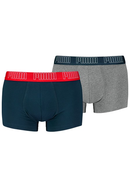 Боксеры мужские Puma PUMA MEN EVERYDAY TRUNK 2P мультицвет 93832105 изображение 2