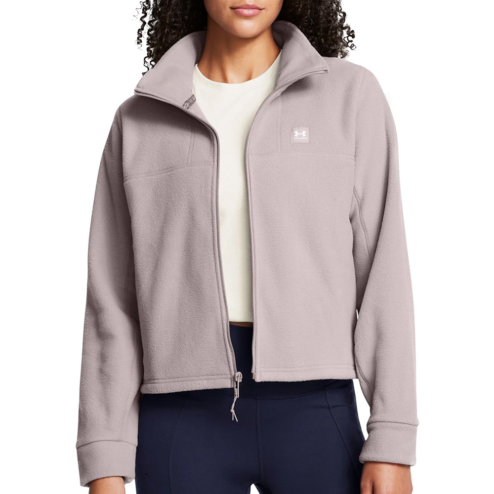 Толстовка женская Under Armour UA W Expanse Fleece FZ серая 1387694-015