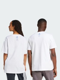 Футболка мужская Adidas M L DRINK TEE белая JJ4013 изображение 3