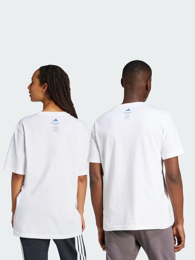 Футболка мужская Adidas M L DRINK TEE белая JJ4013 изображение 3