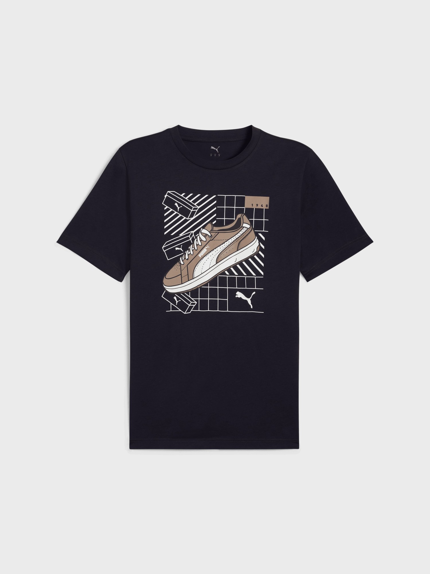 Футболка чоловіча Puma GRAPHICS Sneaker Tee синя 68483016 изображение 5