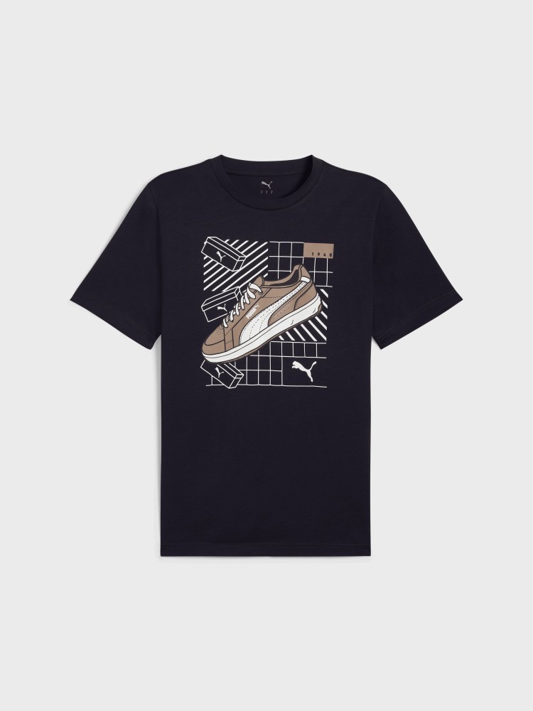 Футболка чоловіча Puma GRAPHICS Sneaker Tee синя 68483016 изображение 5
