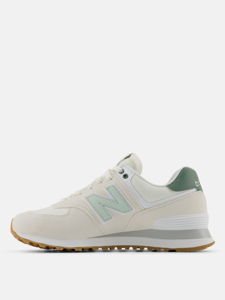 Кроссовки женские New Balance 574 белые WL574CGR изображение 3