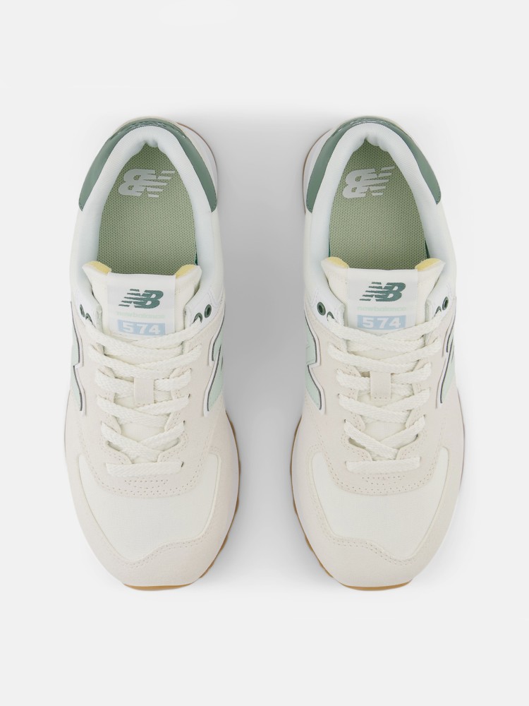 Кроссовки женские New Balance 574 белые WL574CGR изображение 4