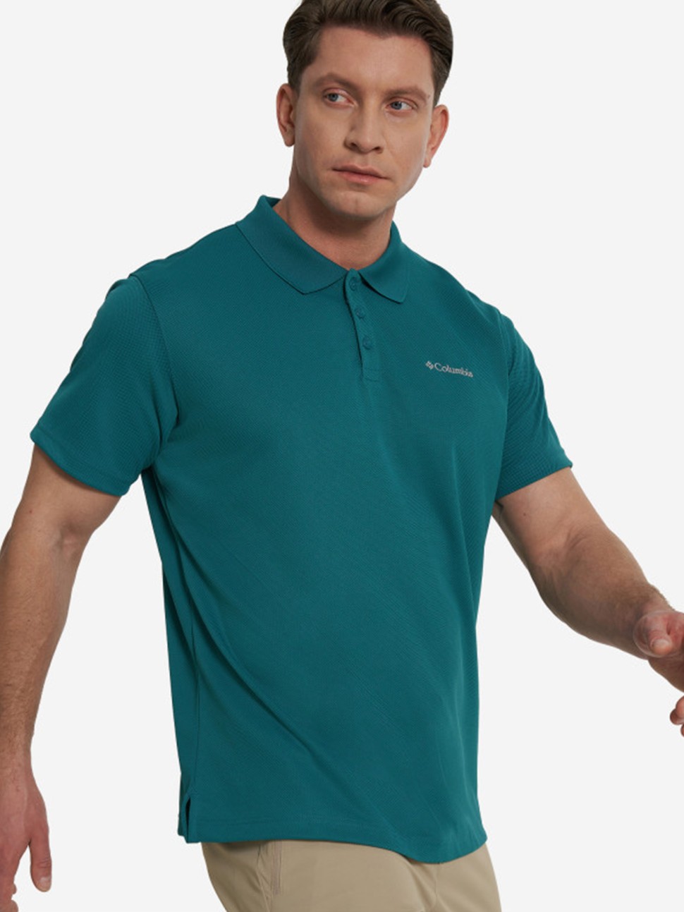 Поло чоловiче Columbia Utilizer™ Polo бірюзове 1772051-364 — фото 3