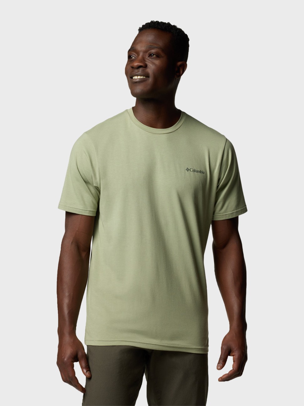 Футболка чоловiча Columbia Men's Sun Trek™ Short Sleeve Tee хакі 1931161-348 — фото 2