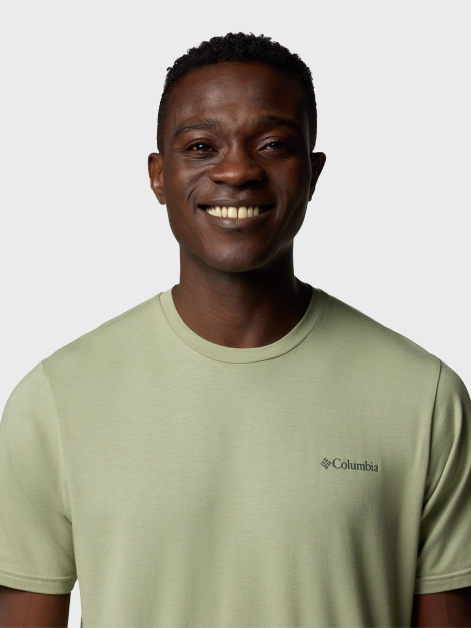 Футболка чоловiча Columbia Men's Sun Trek™ Short Sleeve Tee хакі 1931161-348 — фото 5