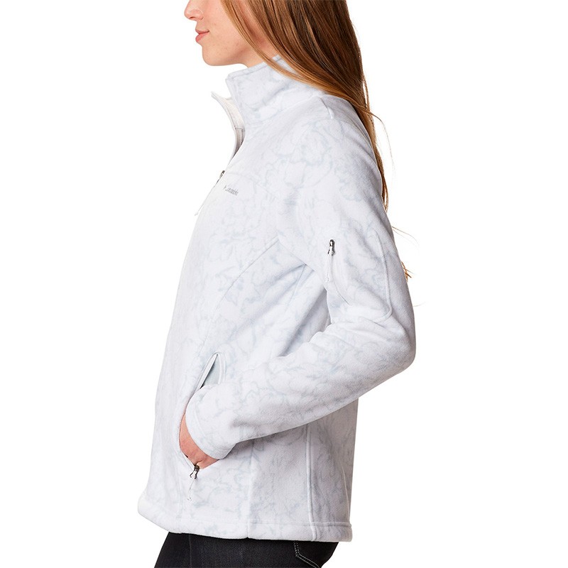 Толстовка женская Columbia Fast Trek™ Printed Jkt белая 1622211-103 изображение 3