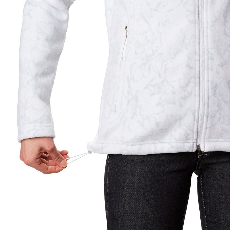 Толстовка женская Columbia Fast Trek™ Printed Jkt белая 1622211-103 изображение 5
