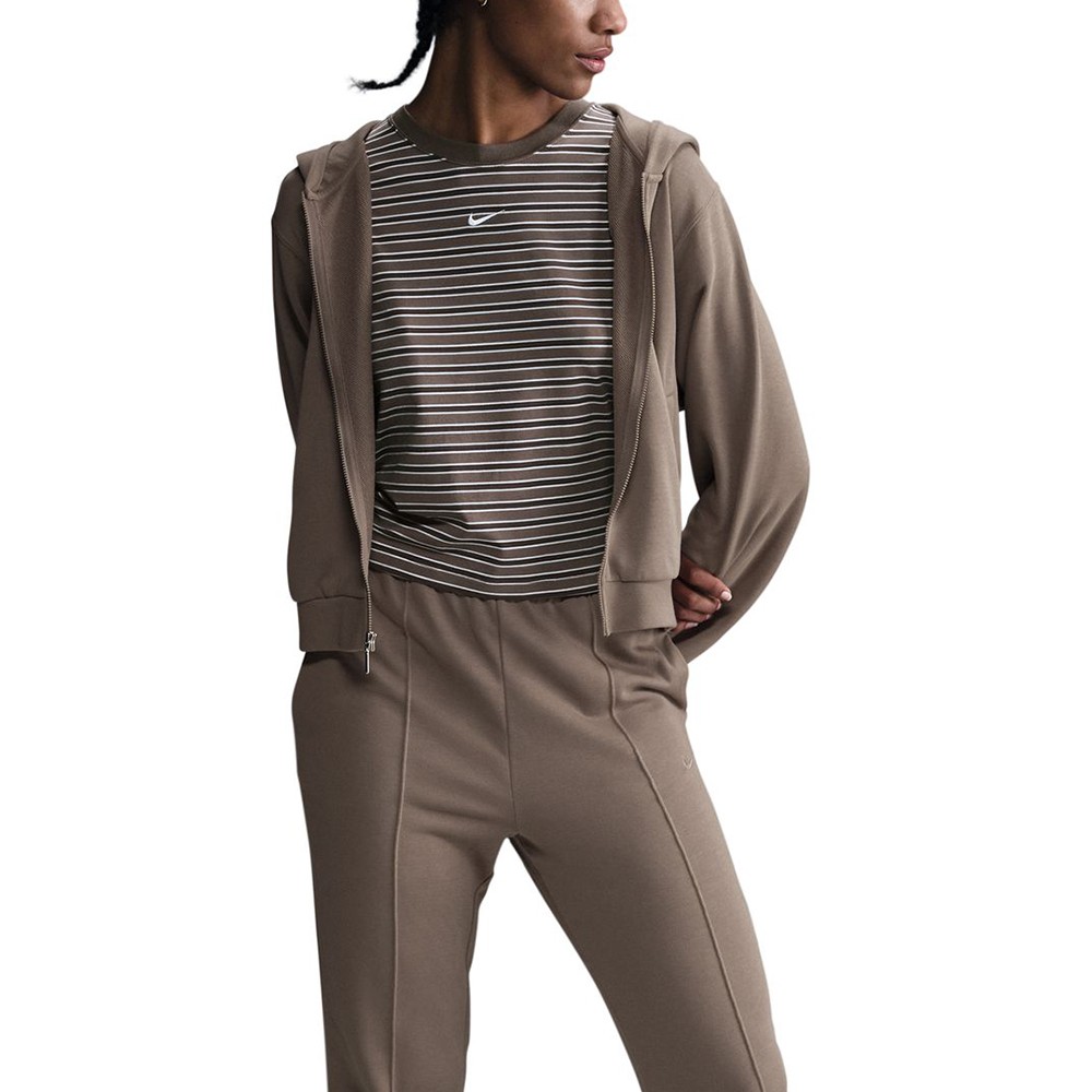 Брюки женские Nike W NSW NK CHLL FT HR SWTPNT коричневые FN2434-233