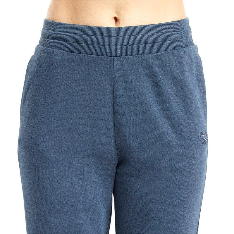 Брюки женские Reebok Classics Washed Pants синие GF8060 — фото 3