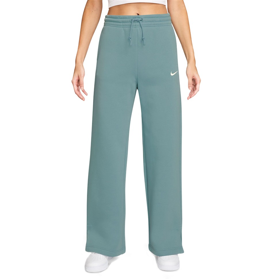 Штани жіночі Nike W NSW PHNX FLC HR PANT WIDE 2 бірюзові IH1011-017 — фото 1