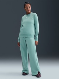 Штани жіночі Nike W NSW PHNX FLC HR PANT WIDE 2 зелені IH1011-017 изображение 8