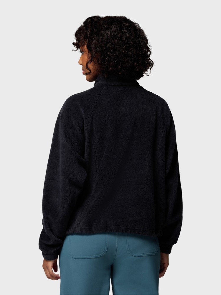 Толстовка женская Columbia BENTON SPRINGS™ RELAXED FULL ZIP черная 2136221-010 изображение 4