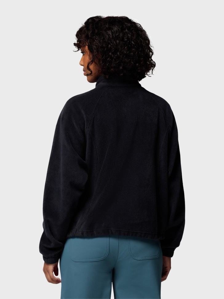 Толстовка женская Columbia BENTON SPRINGS™ RELAXED FULL ZIP черная 2136221-010 изображение 4