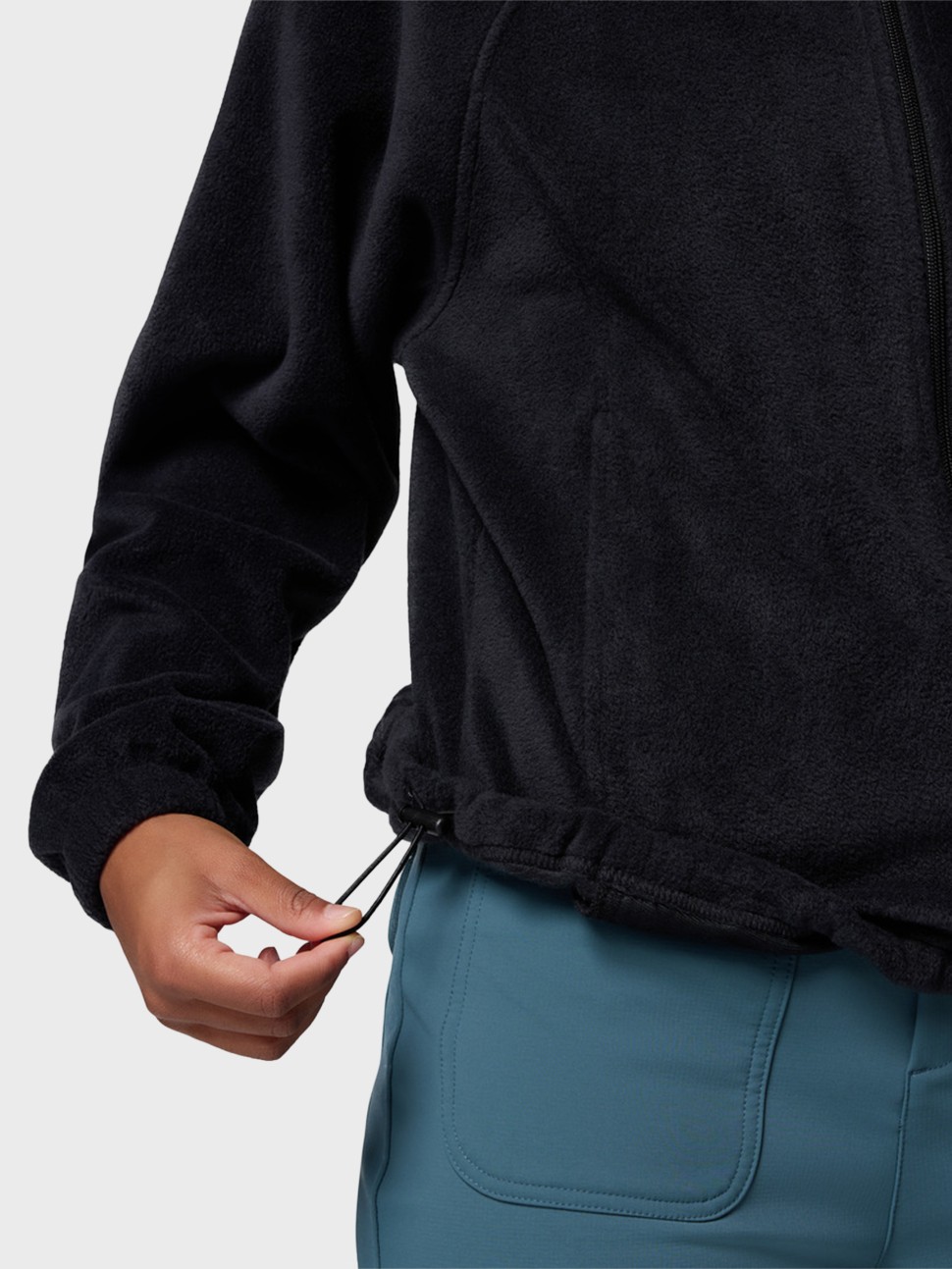 Толстовка жіноча Columbia BENTON SPRINGS™ RELAXED FULL ZIP чорна 2136221-010 — фото 5