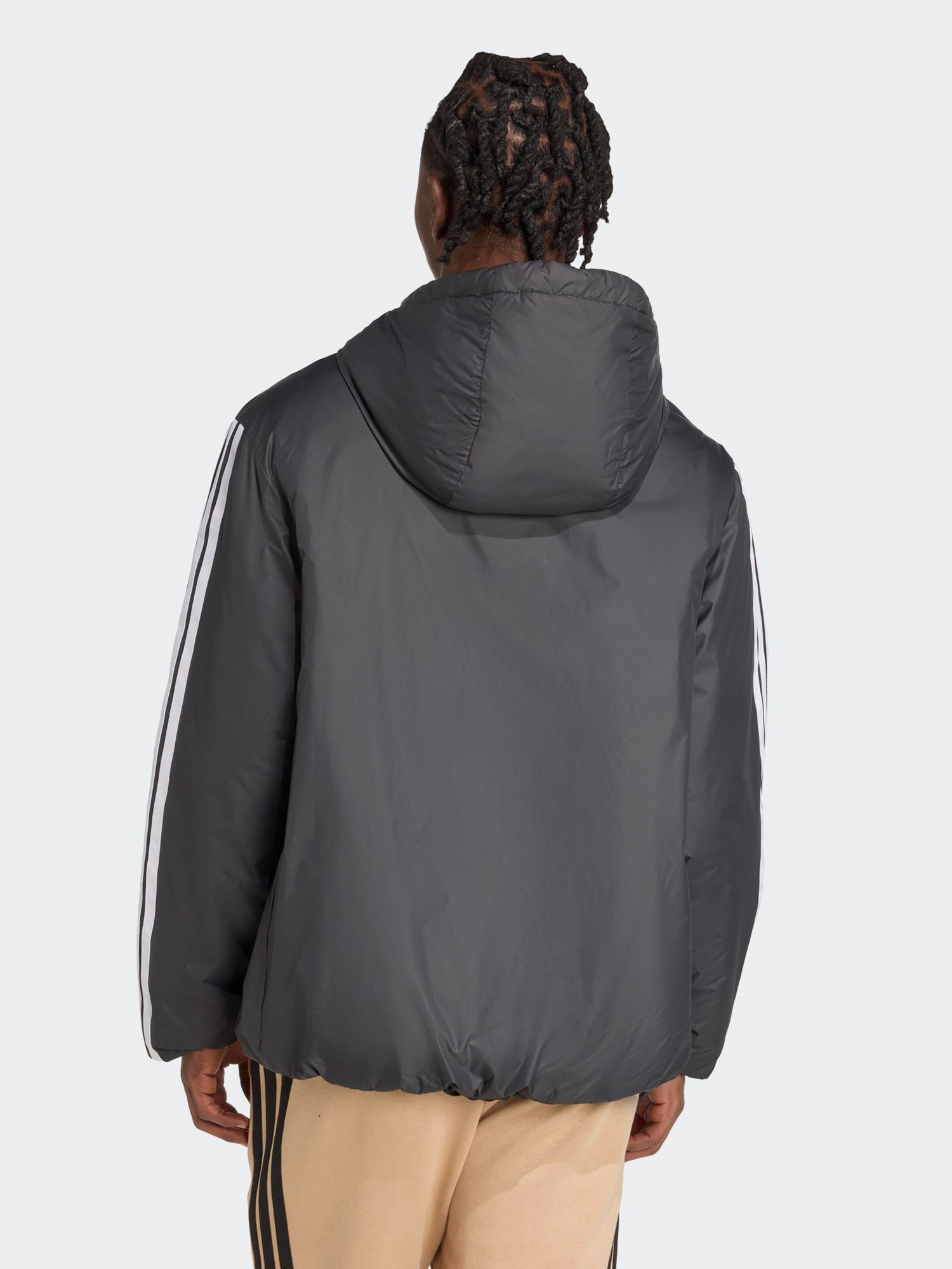 Куртка чоловіча Adidas ESS 3S INS HD J чорна JM4042 изображение 3