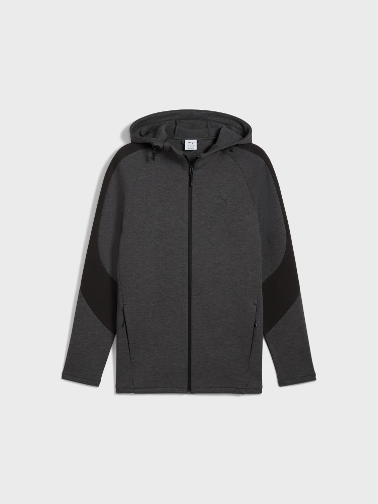 Толстовка мужская Puma EVOSTRIPE Core FZ Hoodie графитовая 63152907 изображение 2