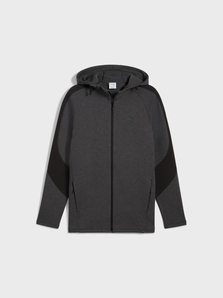 Толстовка мужская Puma EVOSTRIPE Core FZ Hoodie графитовая 63152907 изображение 2